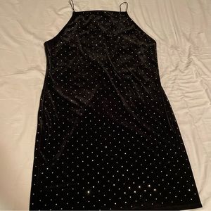 Fitted dress with studded rhinestones from H&M. Hardly used and like new :)